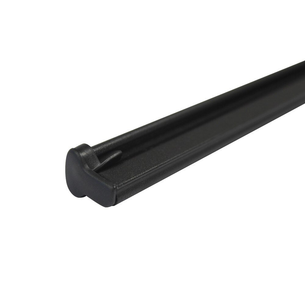 33.5 in. Econoroll Retractable Banner Stand Black — Hardware Only